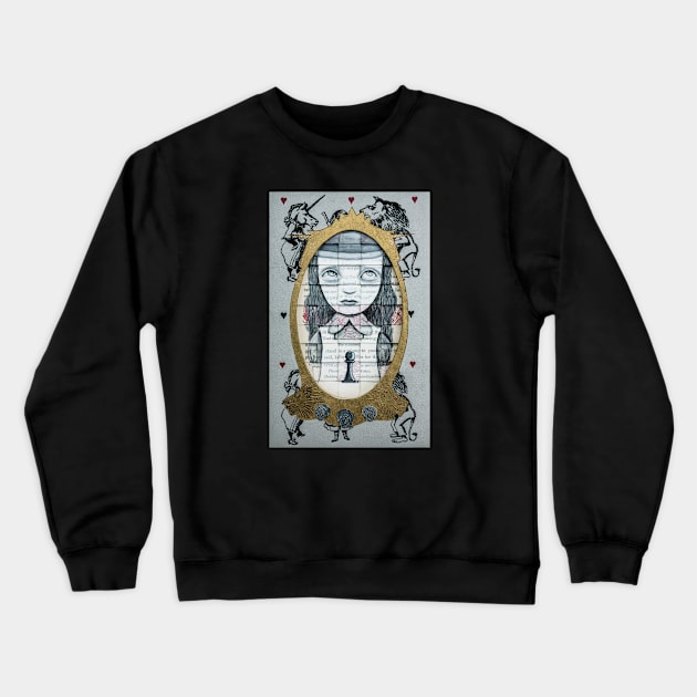 Reflections of wonderland Crewneck Sweatshirt by Valerie Savarie